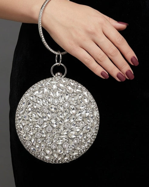 Round Studded Clutch