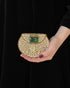 Round Kundan Clutch (Small)