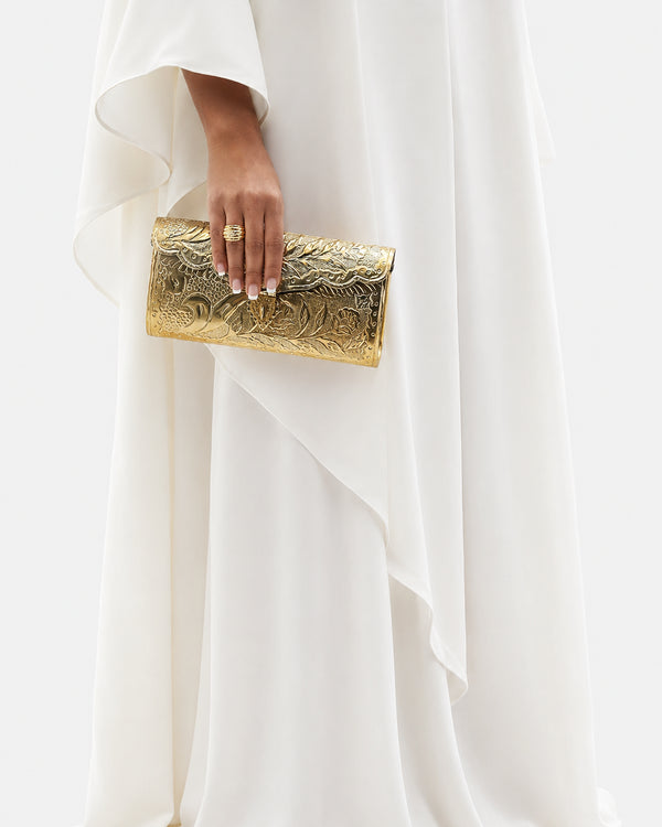 Rectangular Brass Clutch - Medium