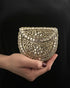 Round Kundan Clutch (Medium)