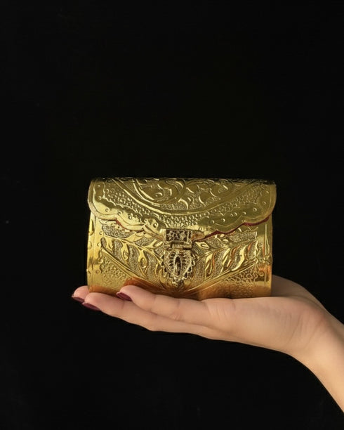 Rectangular Metal Clutch - Small