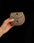 Round Kundan Clutch (Medium)