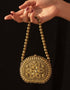 Floral Metal Clutch