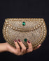 Round Kundan Clutch (Standard)