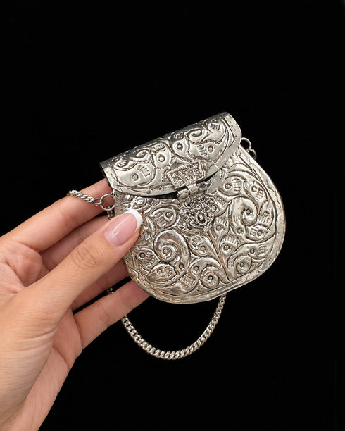 Mini Round Brass Clutch