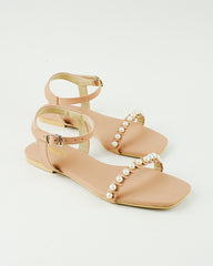 Blush Pink Pearl Sandals